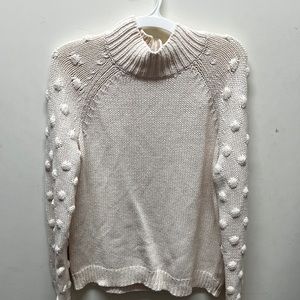 Mock neck chunky sweater